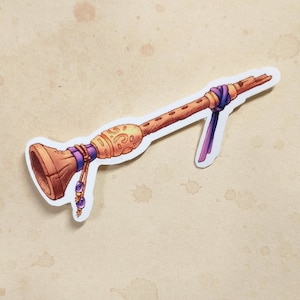 Bardic Flute - DnD Bard Instrument - Dungeons and Dragons Sticker