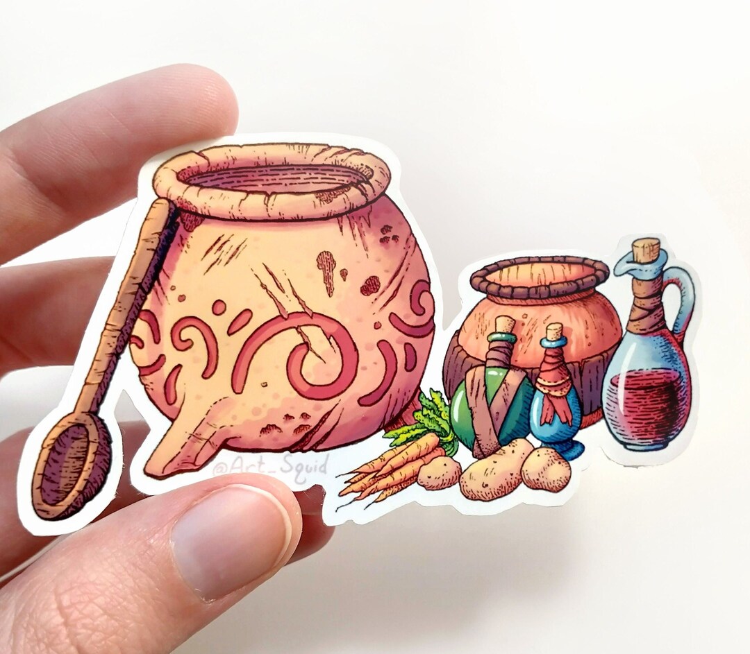 Cooking Supplies Dnd Dungeons and Dragons Sticker Etsy