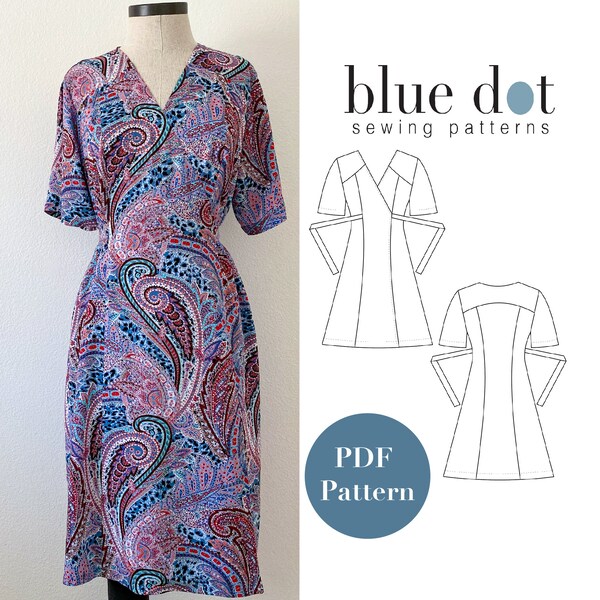 Wrap Dress Sewing Pattern Etsy UK