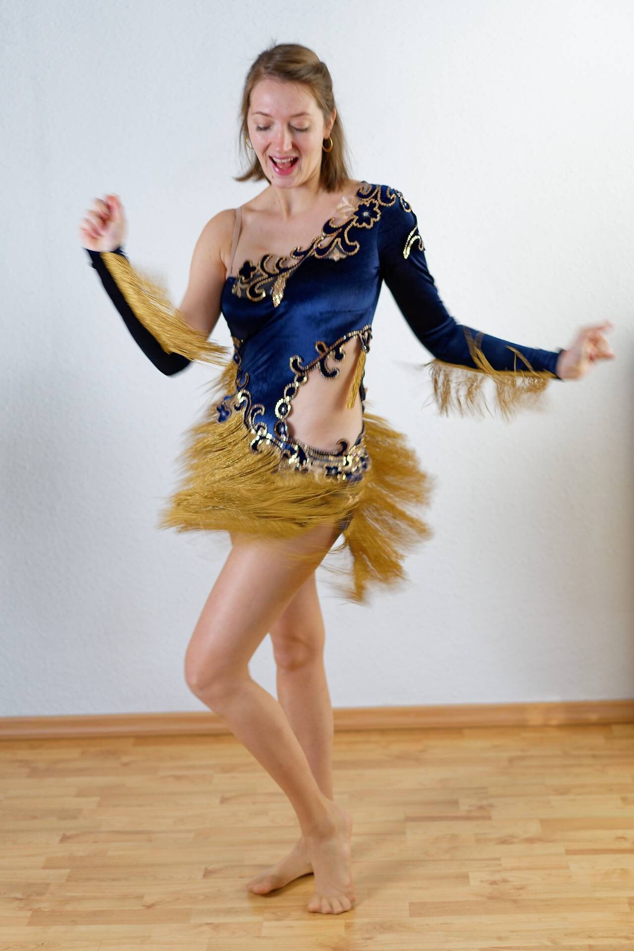 The Copenhagen dress dance costume inspired by the Tivoli for Latin dance cheerleading circus RSG show size 36 38