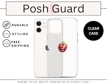 Apple iPhone Case Clear, FREE SHIPPING, Premium iPhone Cases, Phone Protectors, Phone Accessories, Gifts for Mom and Dad, Trendy iPhone Case