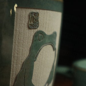 Unimpressed Frog Ceramic Mug 15oz Matsumoto Hoji - Etsy