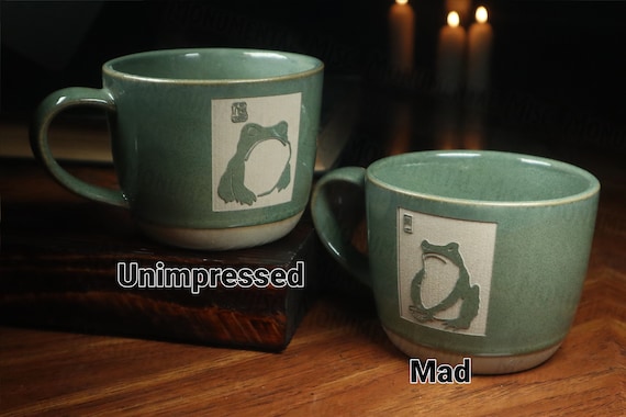 Unimpressed Frog Ceramic Mug 15oz Matsumoto Hoji - Etsy