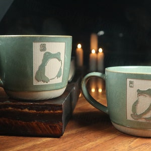 Unimpressed Frog Ceramic Mug 15oz Matsumoto Hoji - Etsy