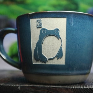 Unimpressed Frog Ceramic Mug 15oz Matsumoto Hoji - Etsy