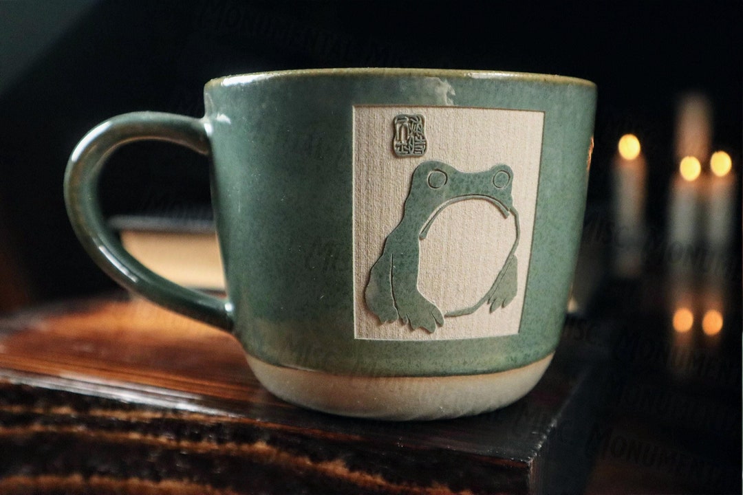 Unimpressed Frog Ceramic Mug 15oz Matsumoto Hoji - Etsy