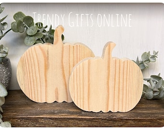 Wooden pumpkin unfinished craft blank/wood sign shape/Woodworking/Home decor /Craft autumn/fall decor/decoupage blank