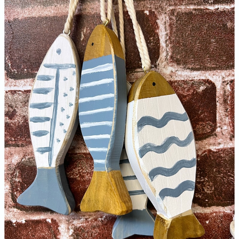 Wooden Fish Wall Art - Etsy
