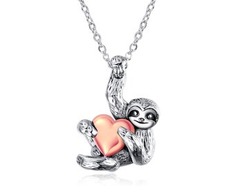 Sloth Necklace - Etsy
