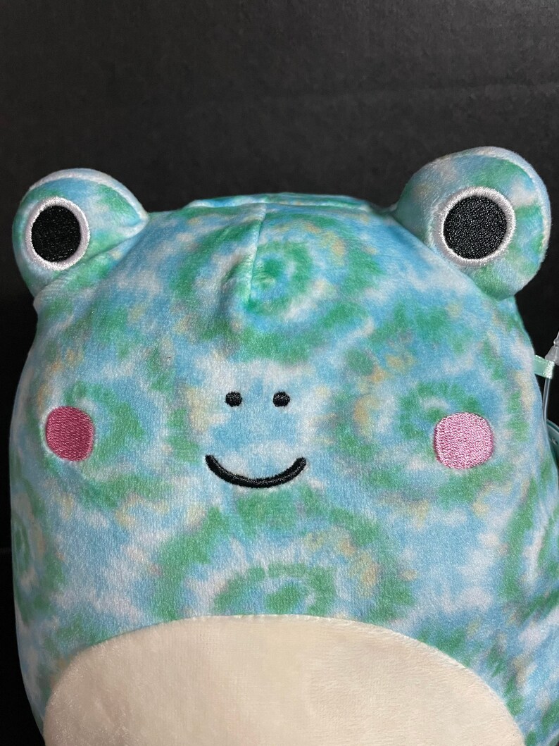 Squishmallow 8 Ferdie the TieDyed Frog Cracker Barrel Etsy