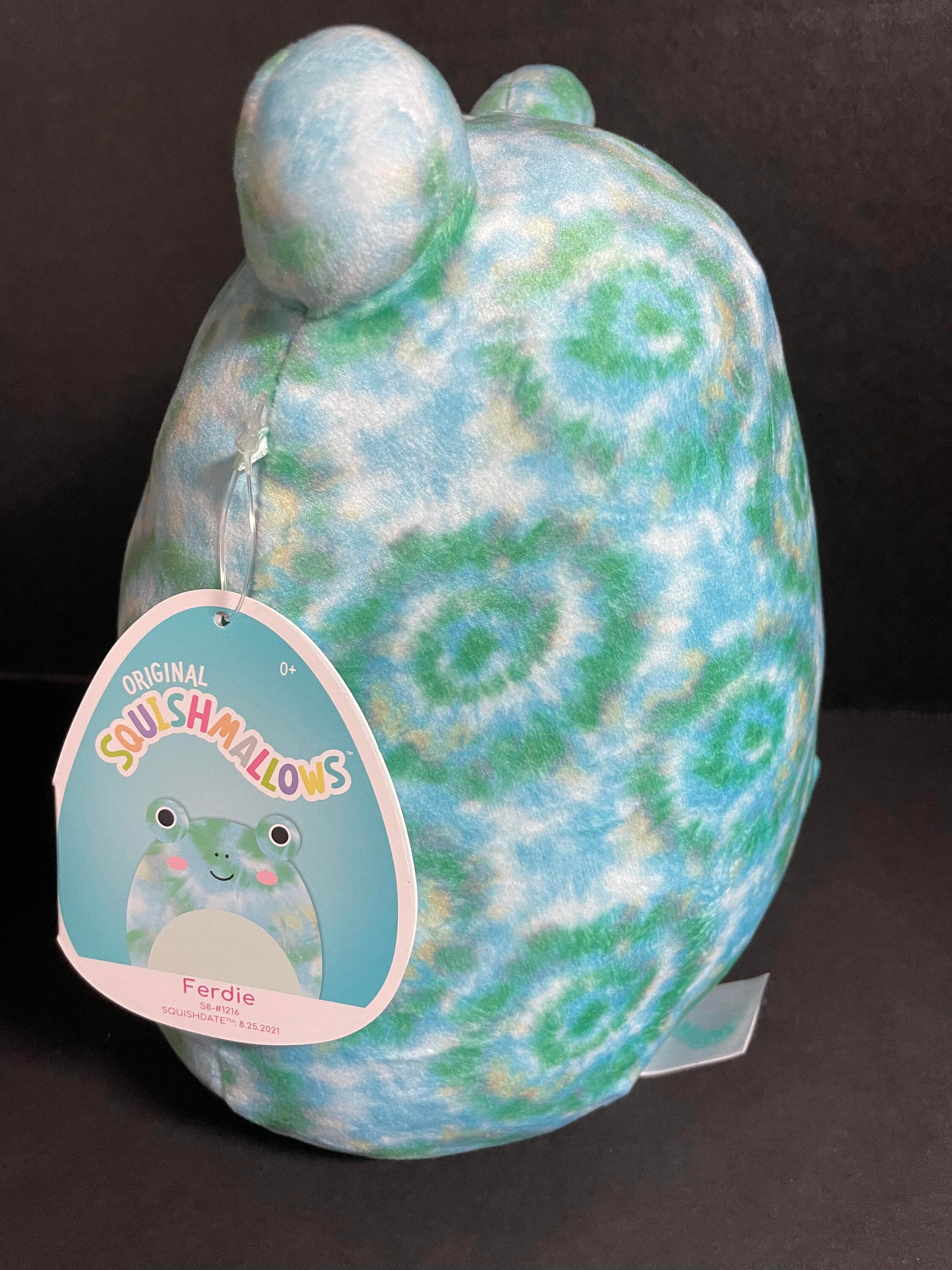 Squishmallow 8 Ferdie the TieDyed Frog Cracker Barrel Etsy