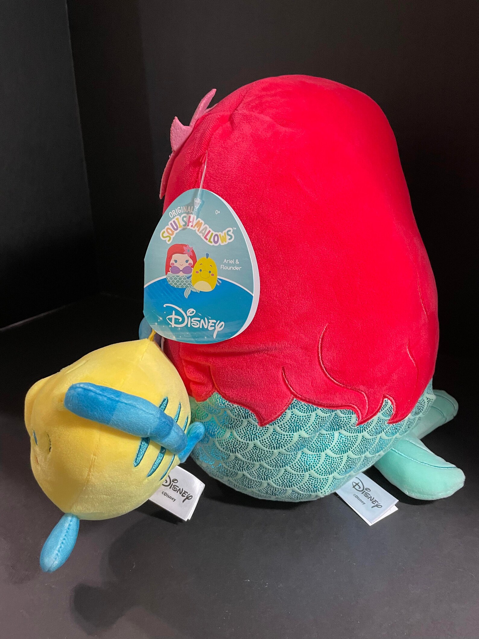 Squishmallow Ariel and Flounder Set 12 Disney Little Etsy Ireland