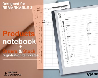 Products Notebook for reMarkable 2