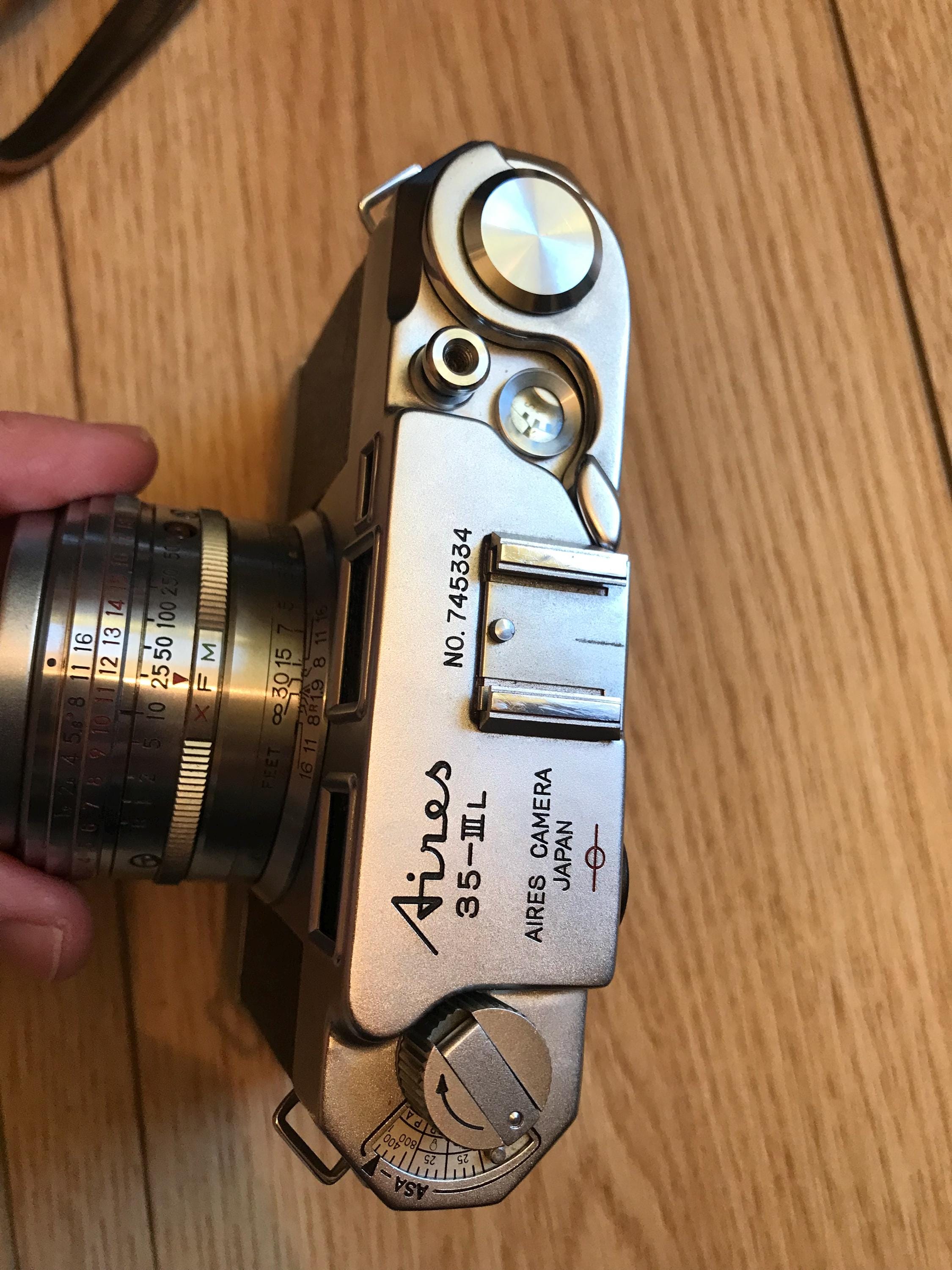 Awesome Vintage 1950s Aires 35-III L 35mm Film Rangefinder Camera
