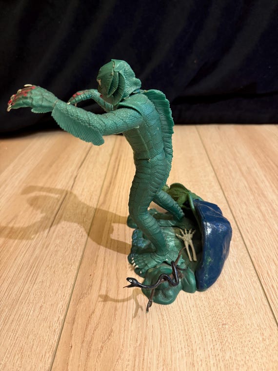 Vintage 1963 Aurora CREATURE LAGOON Built Model Kit From Hobby
