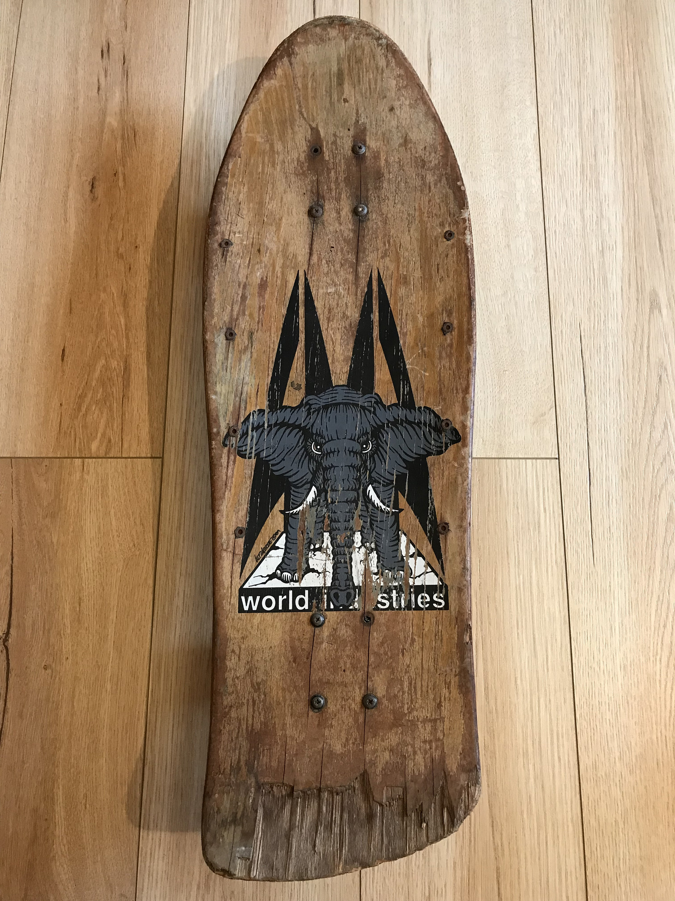 90s デッドスト ワールドインダストリーズ ヴィンテ 80s90s WORLD Old School World Industries Skateboard - Etsy