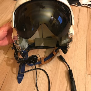 Vintage U.S. Navy Pilot Helmet PLUS Pilot Flight Jumpsuit & Flying Coveralls orange McDonnell Douglas pre Boeing merge! Excellent collection