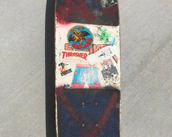 Awesome 1980s old school skateboard