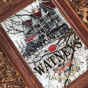 Vintage Watneys Red Barrel Mirror Sign