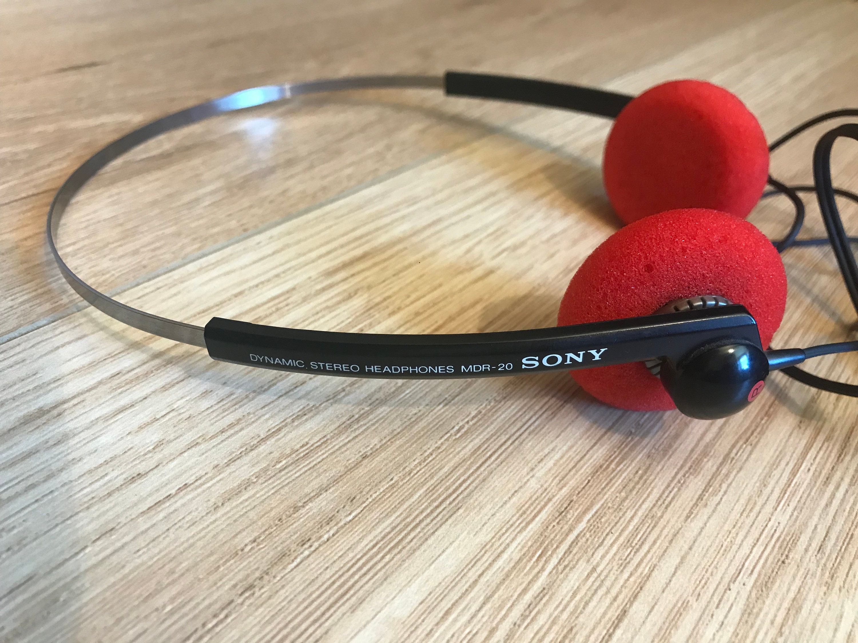 1980s Sony Dynamic Stereo Headphones MDR 20 Vintage Like New Etsy