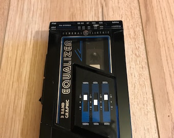 GE Equalizer cassette player *PARTS or prop