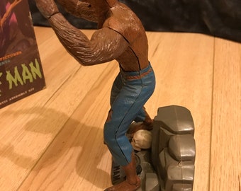 Vintage 1962 Aurora Wolf Man Model Kit! - Etsy