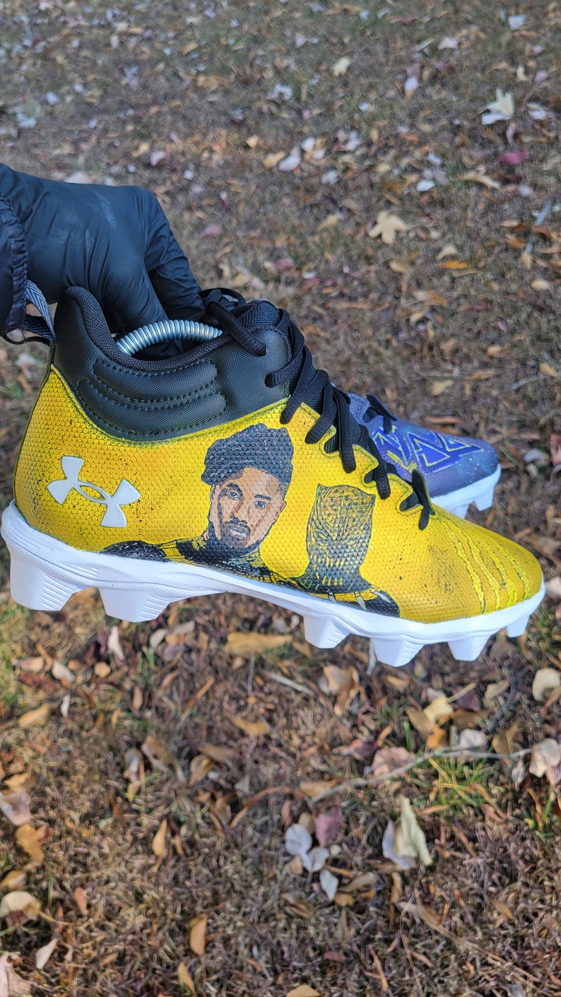 Custom Under Armour Cleats Etsy