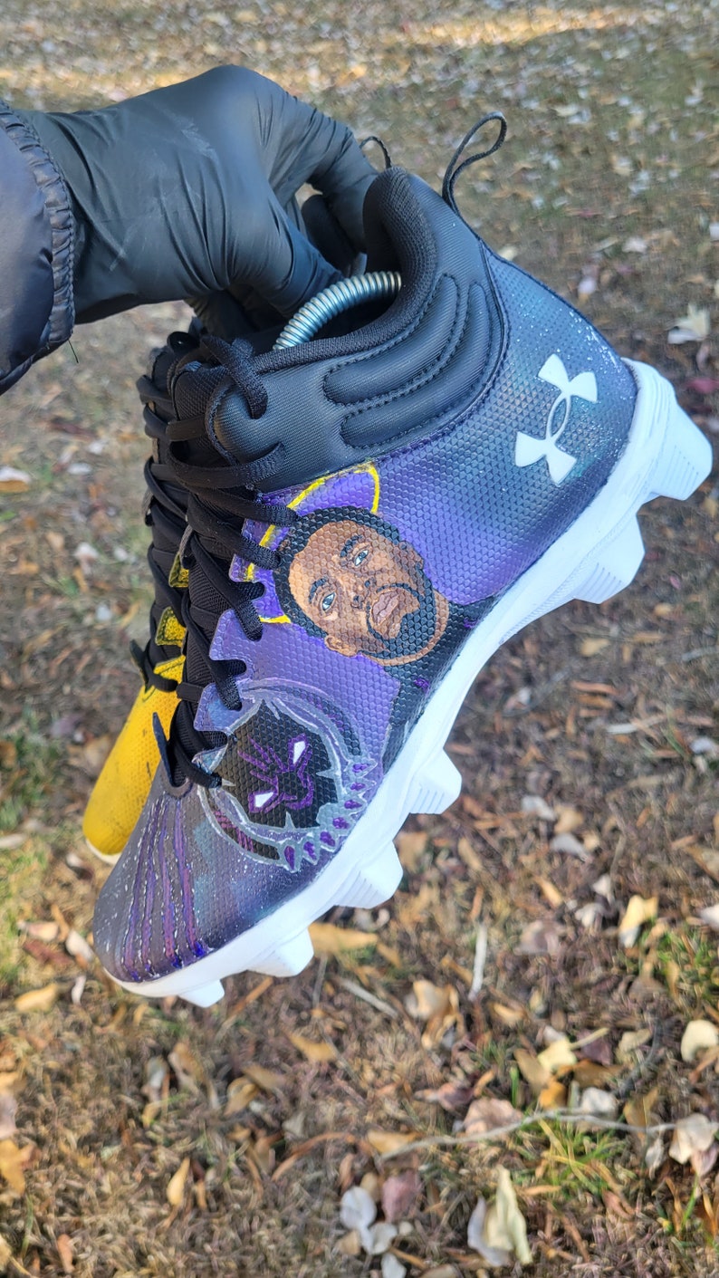 Custom Under Armour Cleats Etsy