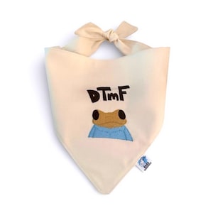 Sapo Concho Dog Bandana: Bad Bunny Style Pet Accessories DTMF Debi Tirar Mas Fotos