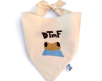 Sapo Concho Dog Bandana: Bad Bunny Style Pet Accessories DTMF Debi Tirar Mas Fotos