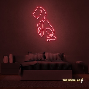 Lion profile Neon Sign for bar, bedroom, kids room, restaurant, office Living Room Interior Design light