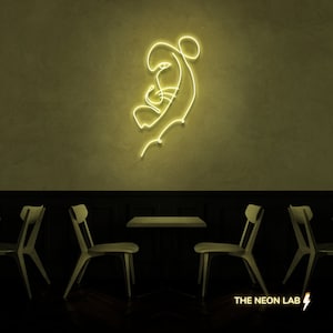 Lion Neon Sign for bar, bedroom, kids room, restaurant, office Living Room Interior Design light