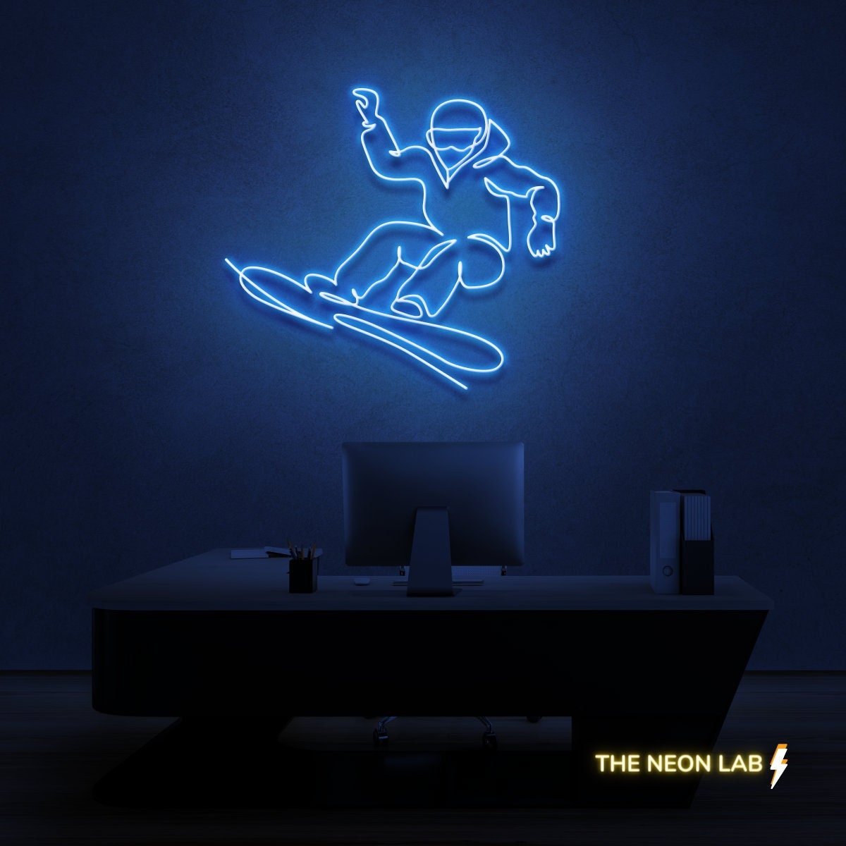 Snowboard Neon Sign Etsy UK