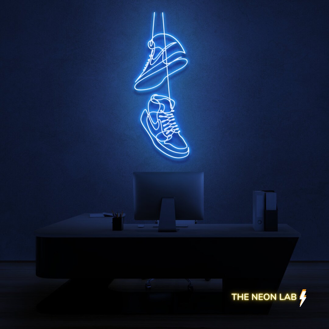 Sneakers Neon Sign for the Ultimate Sneaker Head for the Bar - Etsy
