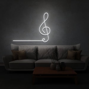 MUSIC NOTE Neon Sign for bar, restaurant,  Office Living Room Interior Design light