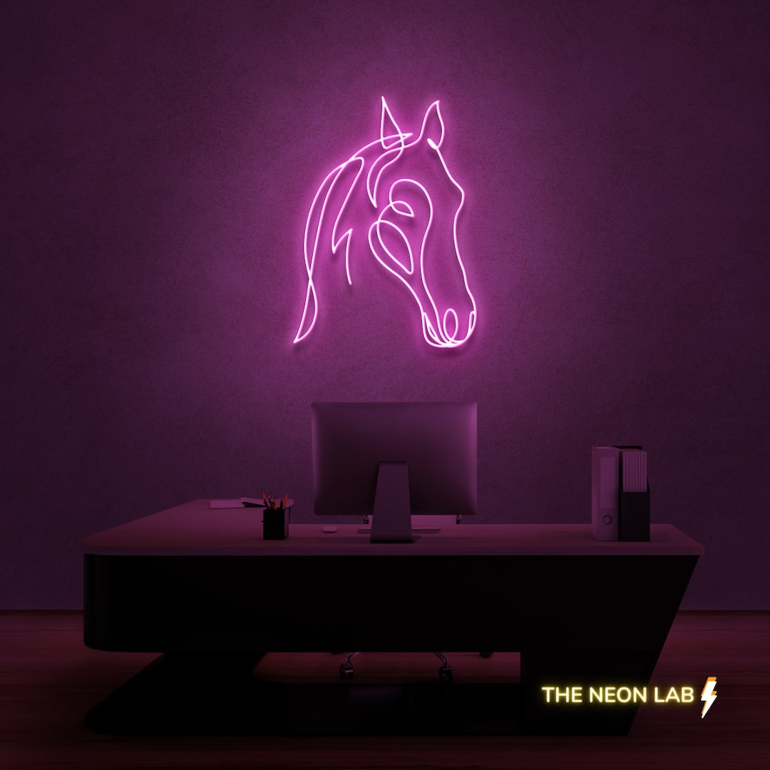 Horse, Pony Neon Sign for Bedroom, Kids Room, Restaurant, Office Living  Room Interior Design Light - Etsy