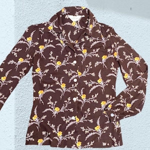 Vintage 70’s Ben Sherman Floral Shirt Blouse