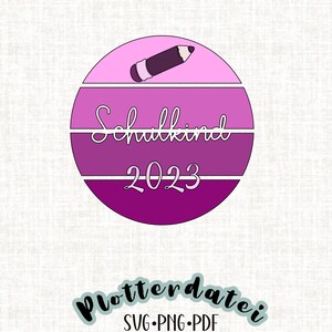 Svg plotter file schoolchild 2023 circle colorful