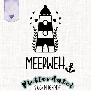 Fichier traceur SVG maritime, phare, minimaliste