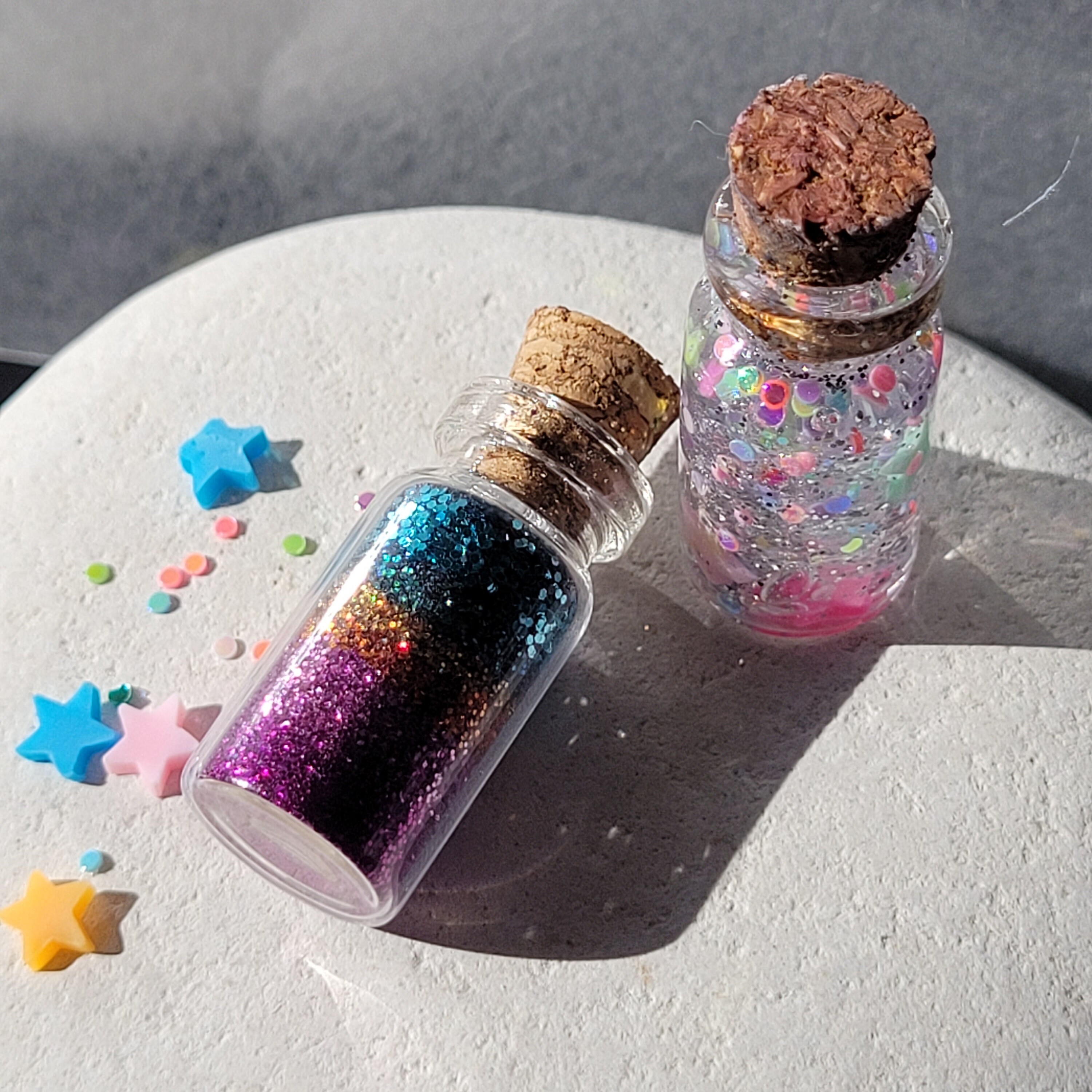 1 bag Magical electric Rainbow Fairy dust glitter for glass bottle