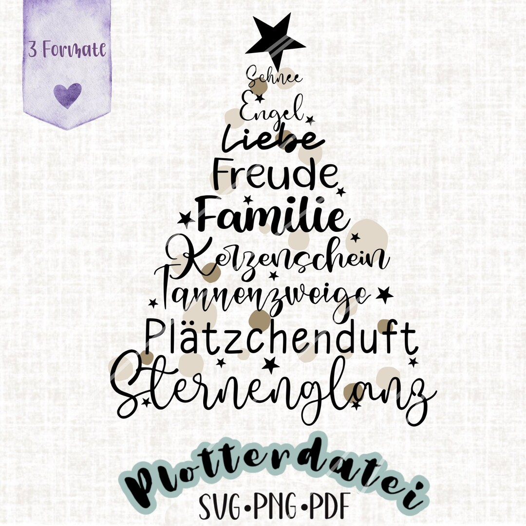 Christmas Plotter File, Two-color Svg - Etsy