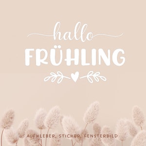 Window Sticker Hello Spring