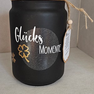 Lucky glass for moments of happiness – memory glass for special moments