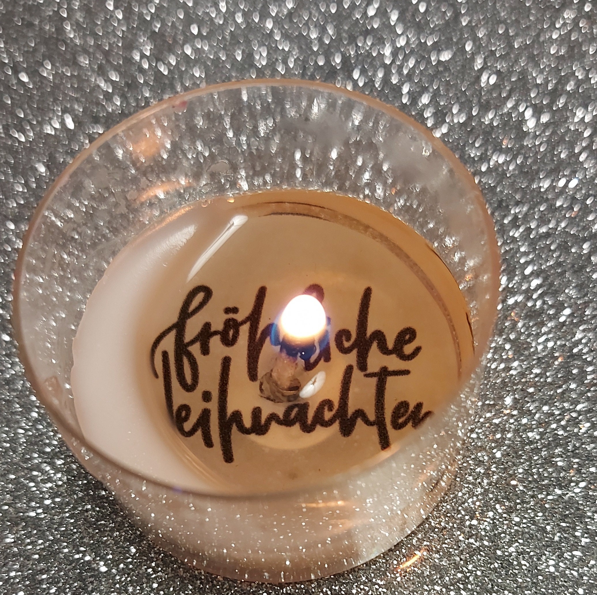 Teelicht mit Spruch, Teelicht mit Botschaft Weihnachten Etsy Schweiz