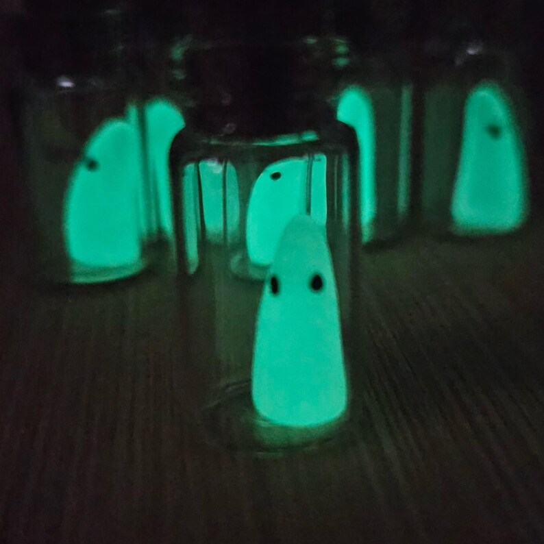 Little Ghost in a Bottle, Miniature Ghost, Halloween, Ghost Gift, Funny