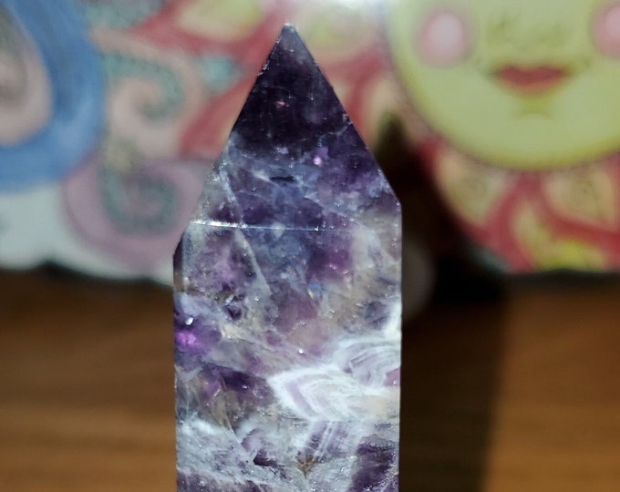 Dream Amethyst Crystal Obelisk-Small/Medium