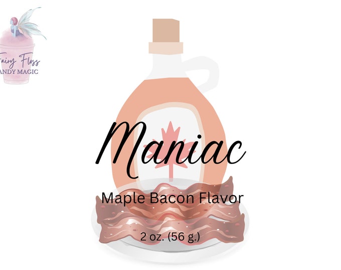 Maniac (maple syrup and bacon) Fairy Floss Cotton Candy Treat
