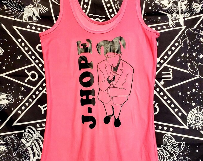 J-Hope Jack In The Box Tank Top-Pink, Size Small, Shirt, Clothing
