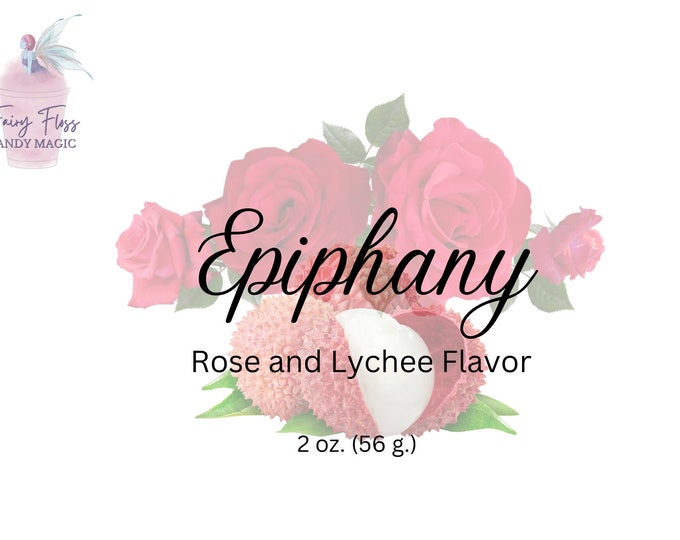Epiphany (rose and lychee) Fairy Floss Cotton Candy Treat
