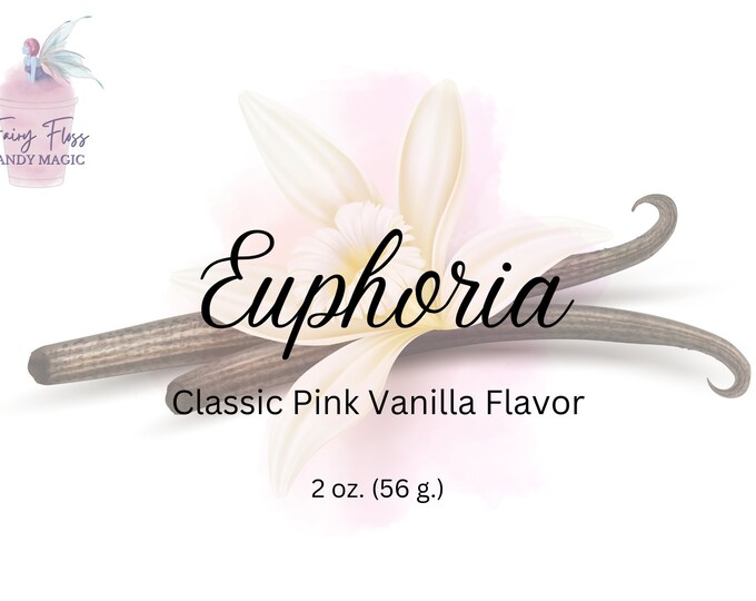 Euphoria (pink vanilla) Fairy Floss Cotton Candy Treat
